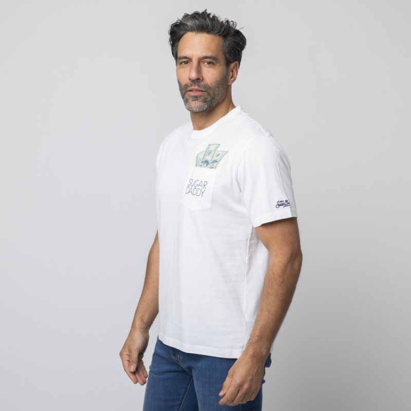 MC2 SAINT BARTH - T-shirt blanc Sugar Daddy 2