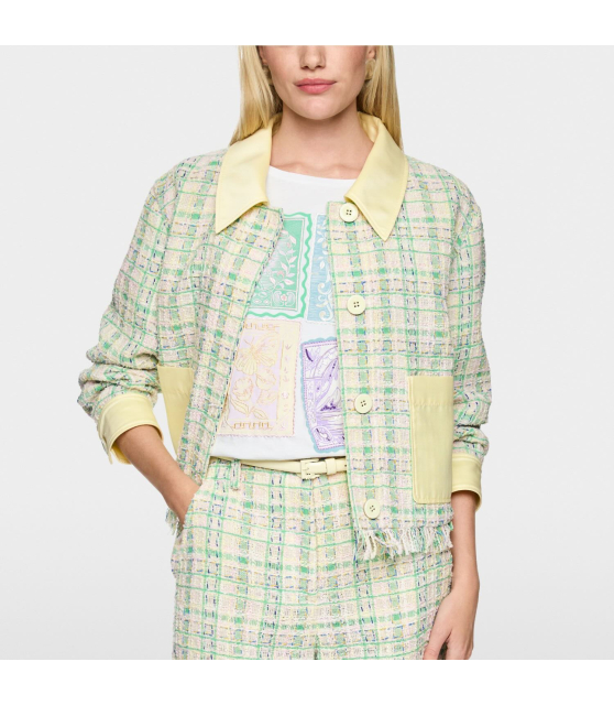 MARC CAIN - Veste avec détails de couleur contrastée