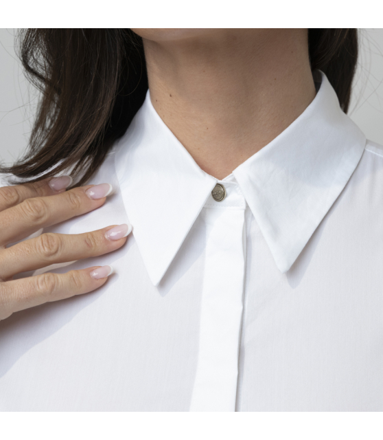 MARC CAIN - Chemise blanche à manches bouffantes