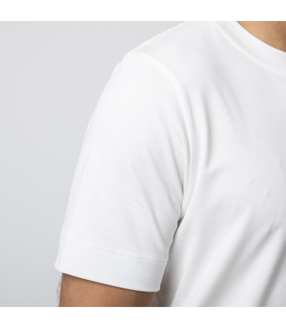 GRAN SASSO - T-shirt blanc col rond