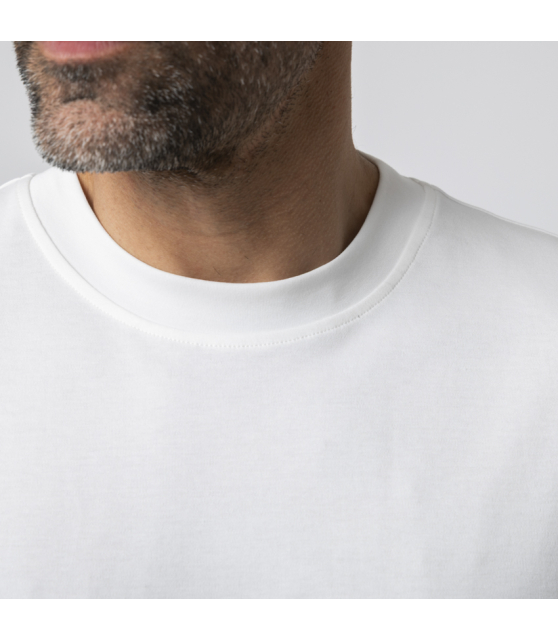 GRAN SASSO - T-shirt blanc col rond