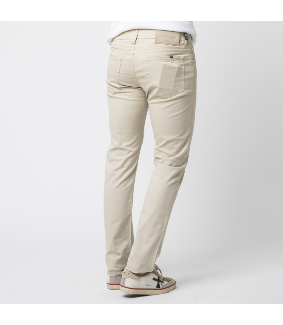 JACOB COHËN - Jean BARD beige en toile de coton