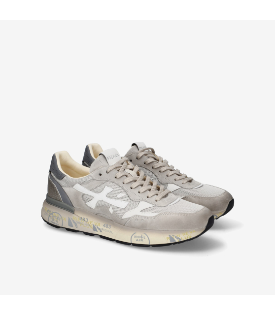 PREMIATA - Sneakers MICK gris clair
