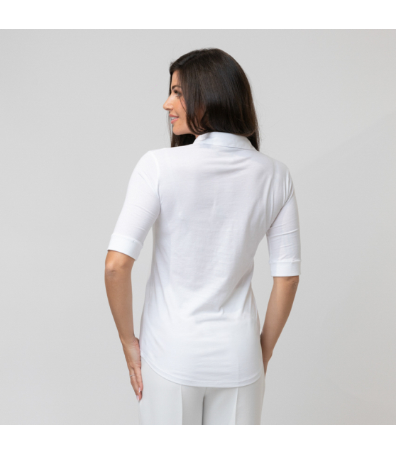 DUNCAN - Chemise blanche manches mi-longues