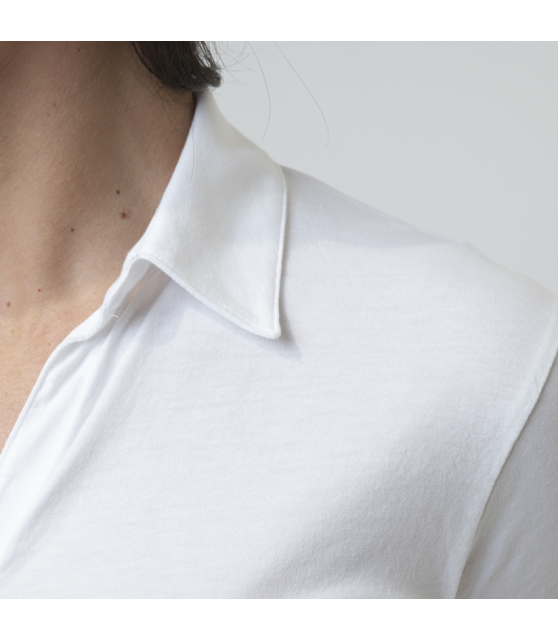 DUNCAN - Chemise blanche manches mi-longues