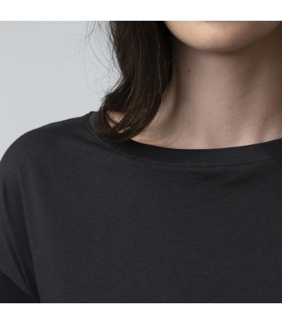 DUNCAN - T-shirt noir manches courtes