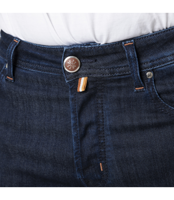 JACOB COHËN - Jean BARD bleu marine jacron ocre