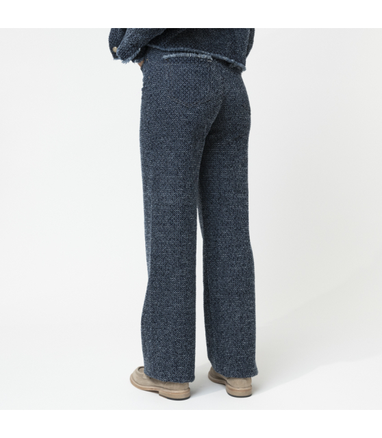 MARC CAIN - Jean bleu aspect tweed