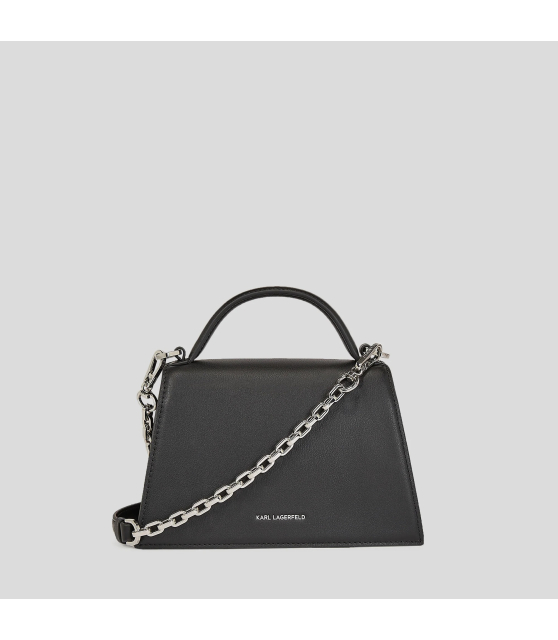 KARL LAGERFELD - Sac noir bandoulière petit modèle K/SIGNATURE