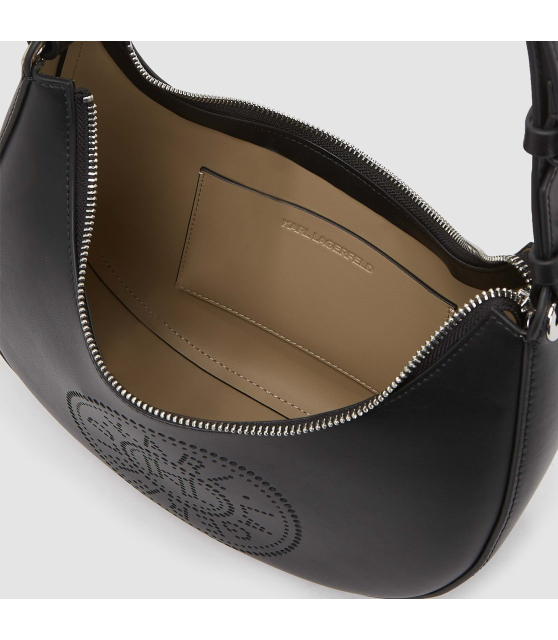 KARL LAGERFELD - SAC LUNE NOIR K/CIRCLE PERFORÉ