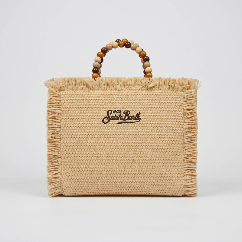 MC2 SAINT BARTH - Sac Colette en paille et perles 2