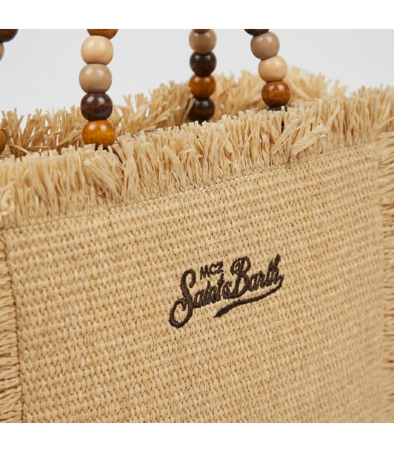 MC2 SAINT BARTH - Sac Colette en paille et perles