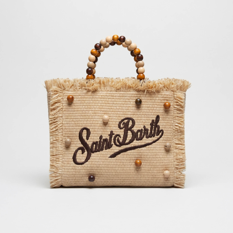 MC2 SAINT BARTH - Sac Colette en paille et perles