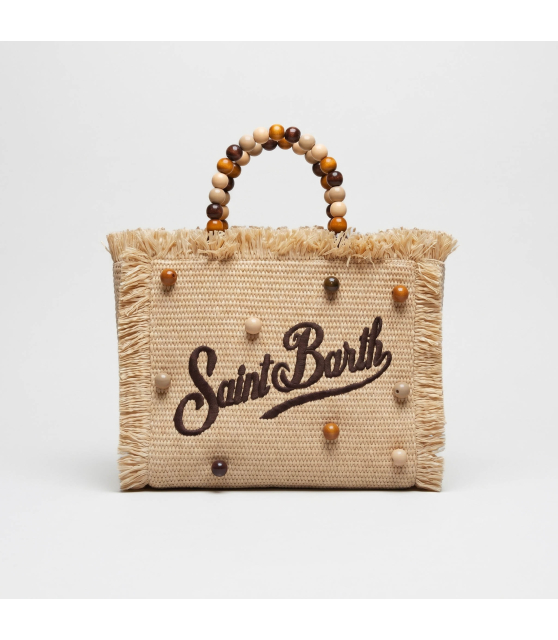 MC2 SAINT BARTH - Sac Colette en paille et perles