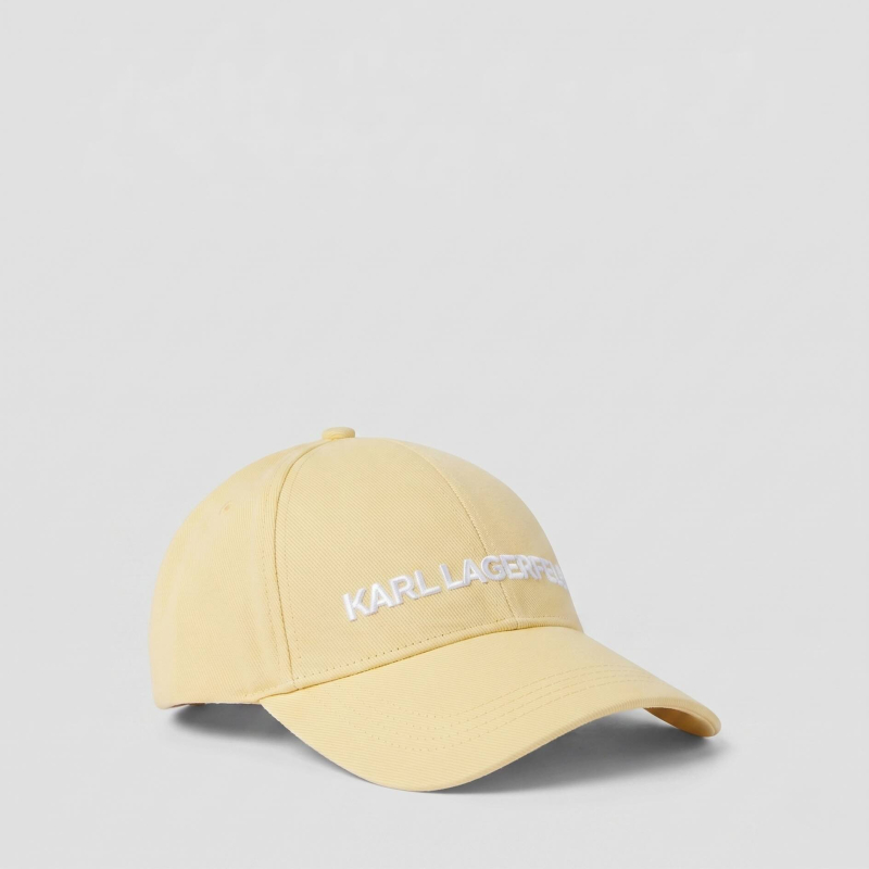 KARL LAGERFELD - Casquette jaune K/ESSENTIAL