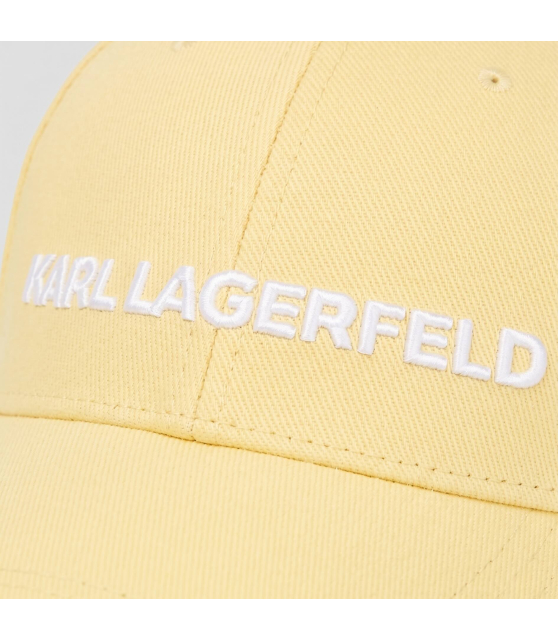 KARL LAGERFELD - Casquette jaune K/ESSENTIAL