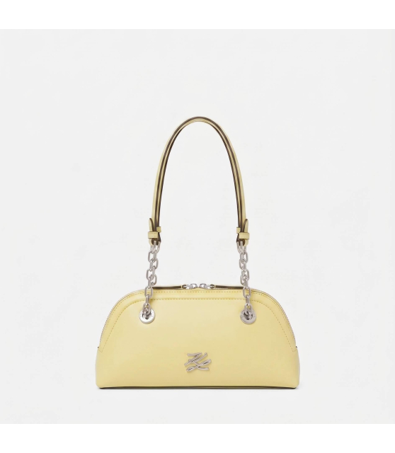 KARL LAGERFELD - Petit sac bowling jaune K/AUTOGRAPH