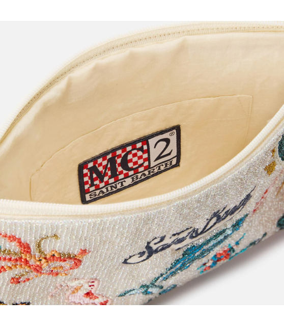 MC2 SAINT BARTH - Pochette à perles motif marin