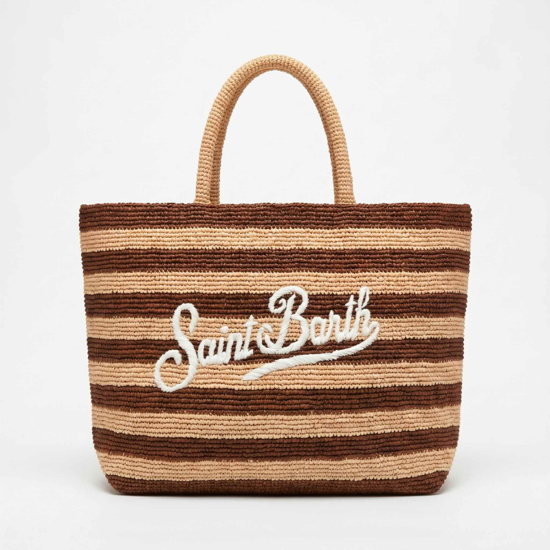 MC2 SAINT BARTH - Sac en raphia à rayures