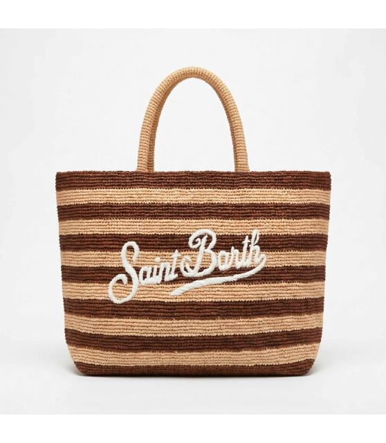 MC2 SAINT BARTH - Sac en raphia à rayures