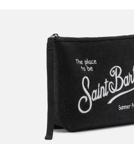 MC2 SAINT BARTH - Pochette Aline lurex noir
