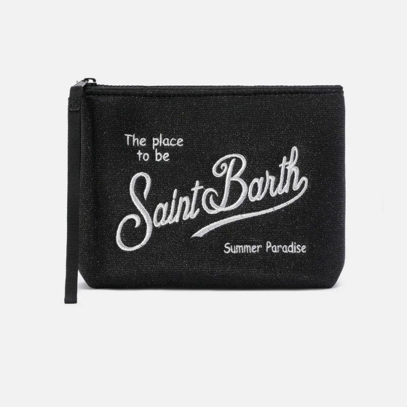 MC2 SAINT BARTH - Pochette Aline lurex noir