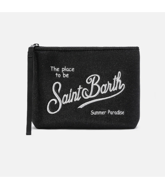 MC2 SAINT BARTH - Pochette Aline lurex noir