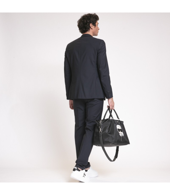 Karl Lagerfeld - Pantalon de costume bleu-noir