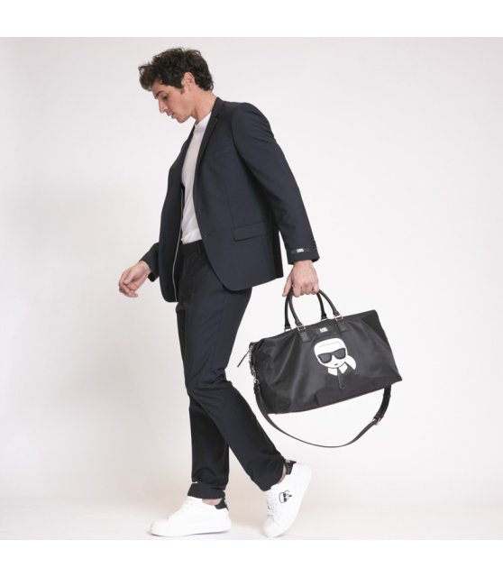 Karl Lagerfeld - Pantalon de costume bleu-noir