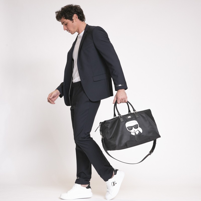 Karl Lagerfeld - Pantalon de costume bleu-noir