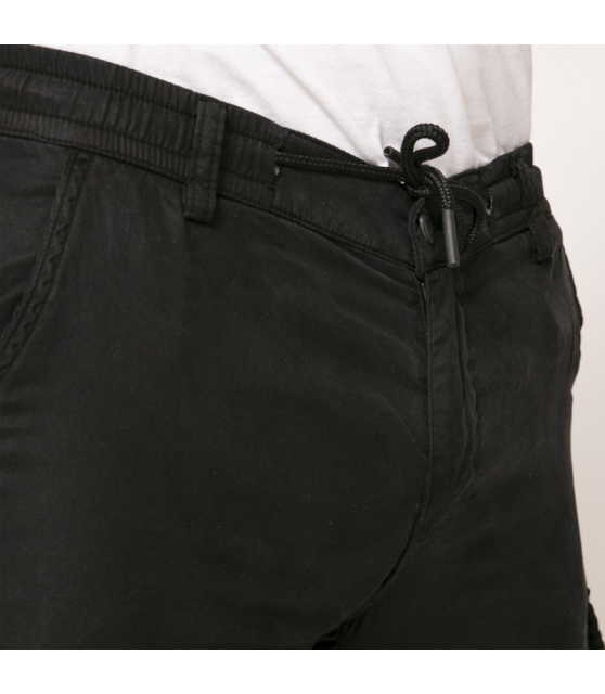 Mason's - Pantalon cargo jogger noir