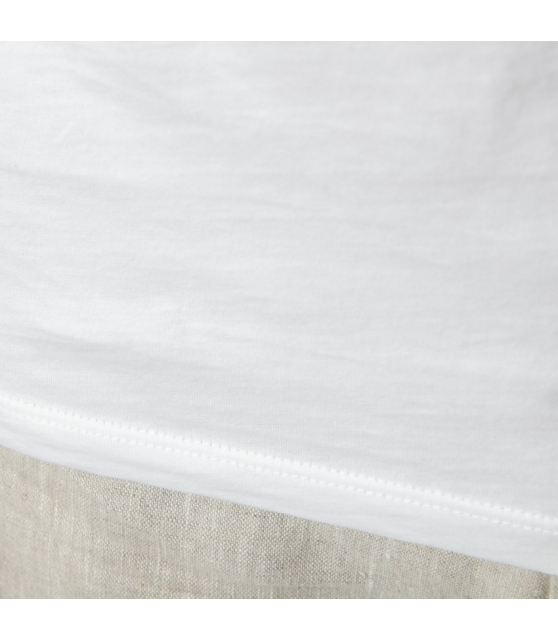 ANONYM x DUNCAN - T-shirt blanc à manches courtes