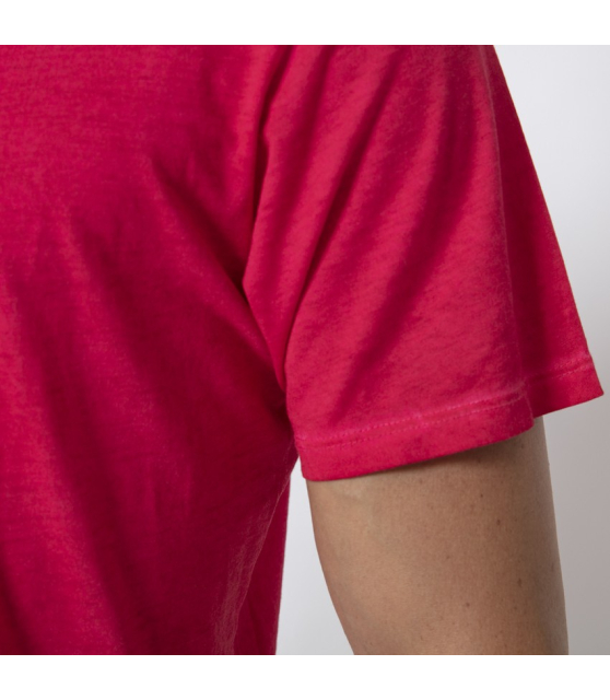 ANONYM x DUNCAN - T-shirt framboise à manches courtes