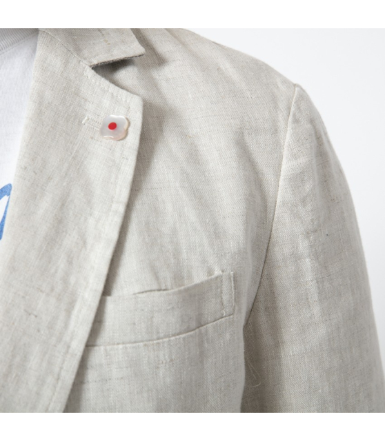 SSEINSE - Veste blazer beige en lin