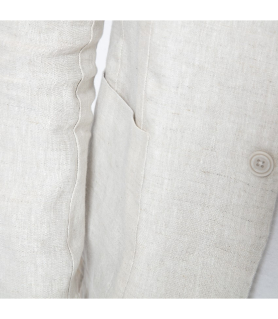 SSEINSE - Veste blazer beige en lin