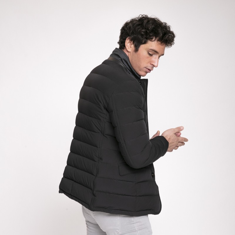 MooRER - Doudoune Zayn-Kn noire déperlante