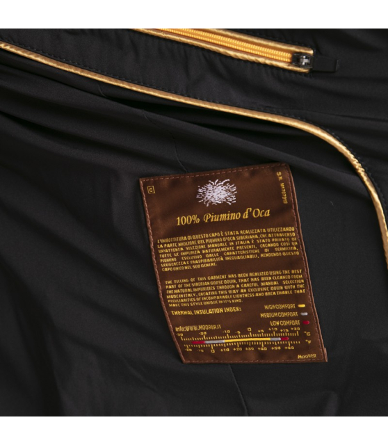 MooRER - Doudoune Zayn-Kn noire déperlante