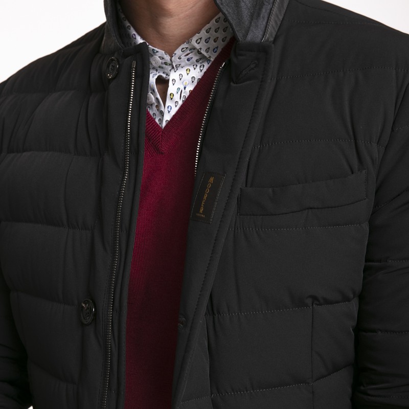 MooRER - Doudoune Zayn-Kn noire déperlante