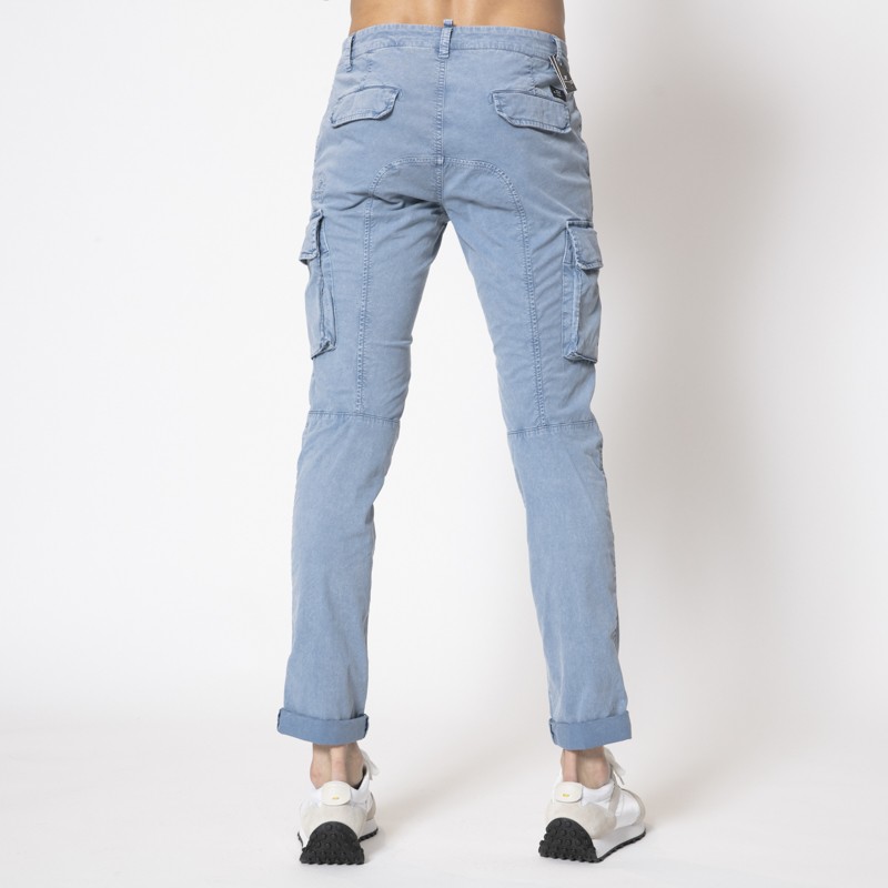 MASON'S - Pantalon cargo bleu