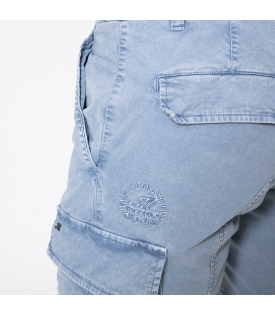 MASON'S - Pantalon cargo bleu