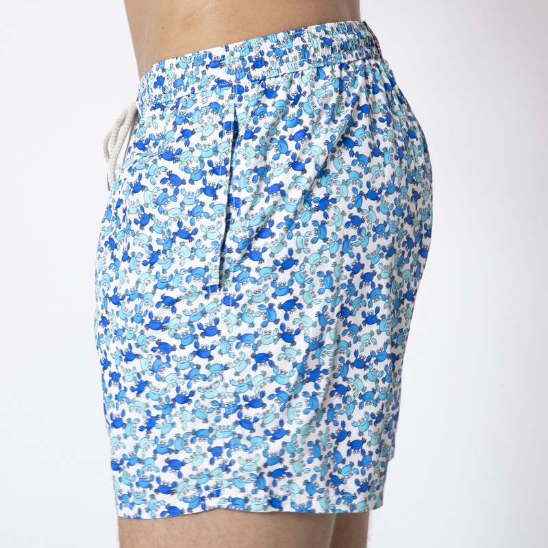MC2 SAINT BARTH - Maillot de bain blanc Crabes bleus 2