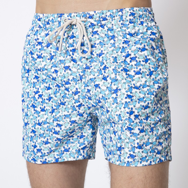 MC2 SAINT BARTH - Maillot de bain blanc Crabes bleus