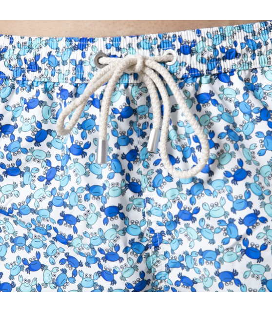 MC2 SAINT BARTH - Maillot de bain blanc Crabes bleus