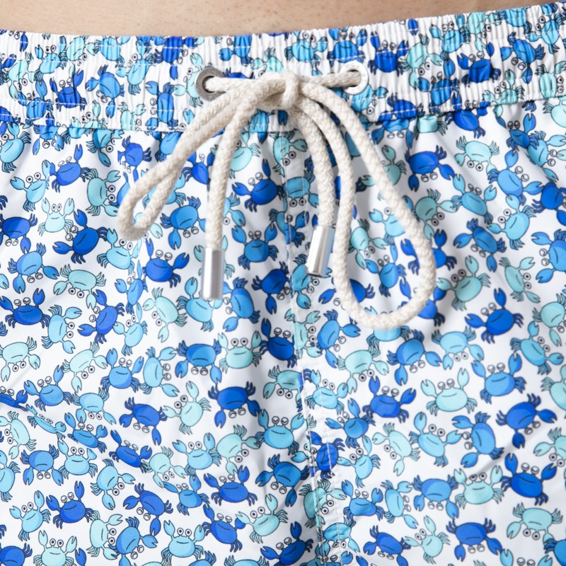 MC2 SAINT BARTH - Maillot de bain blanc Crabes bleus