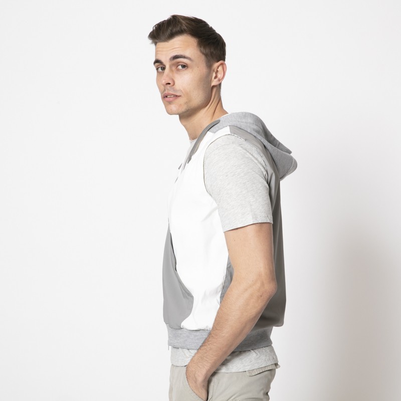 HERNO - Blouson à capuche sans manches 2