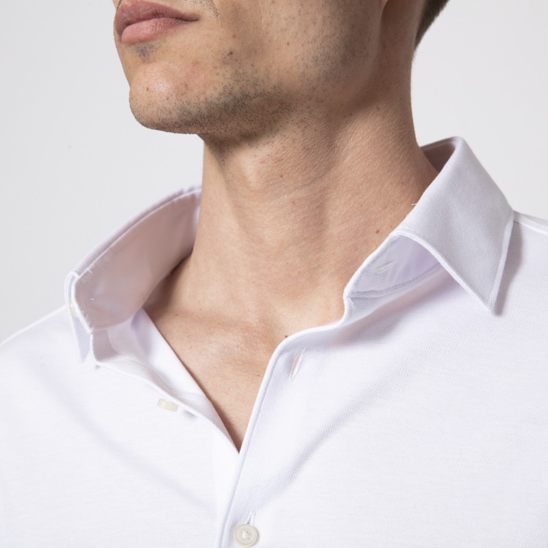 DESOTO - Chemise blanche grainée