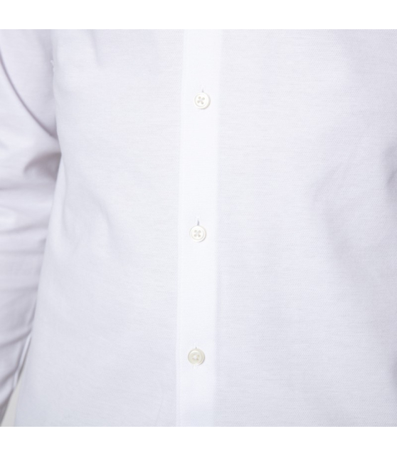 DESOTO - Chemise blanche grainée