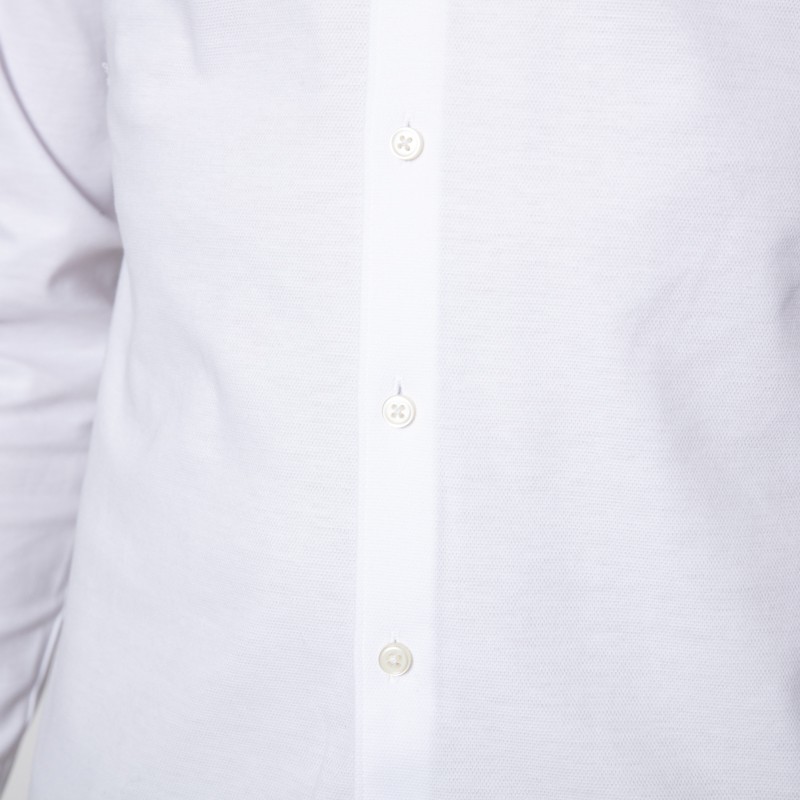 DESOTO - Chemise blanche grainée