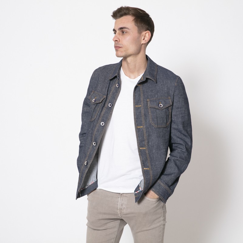 ORAZIO - Veste en lin et coton