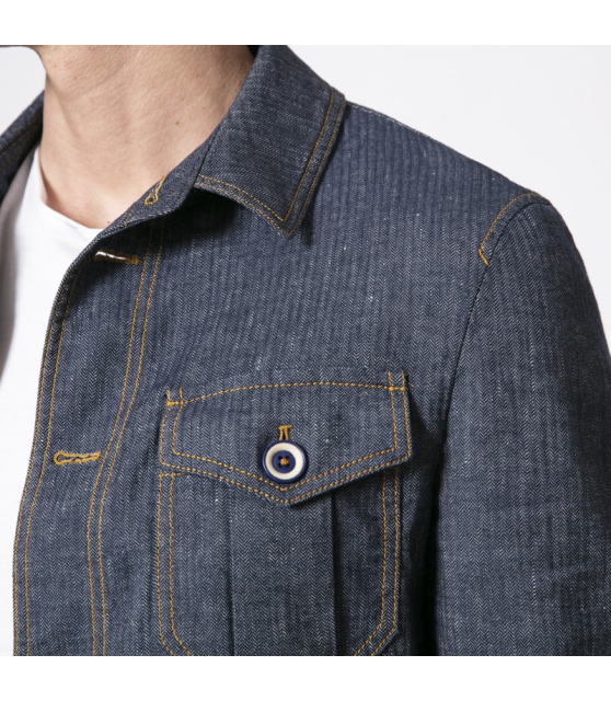 ORAZIO - Veste en lin et coton